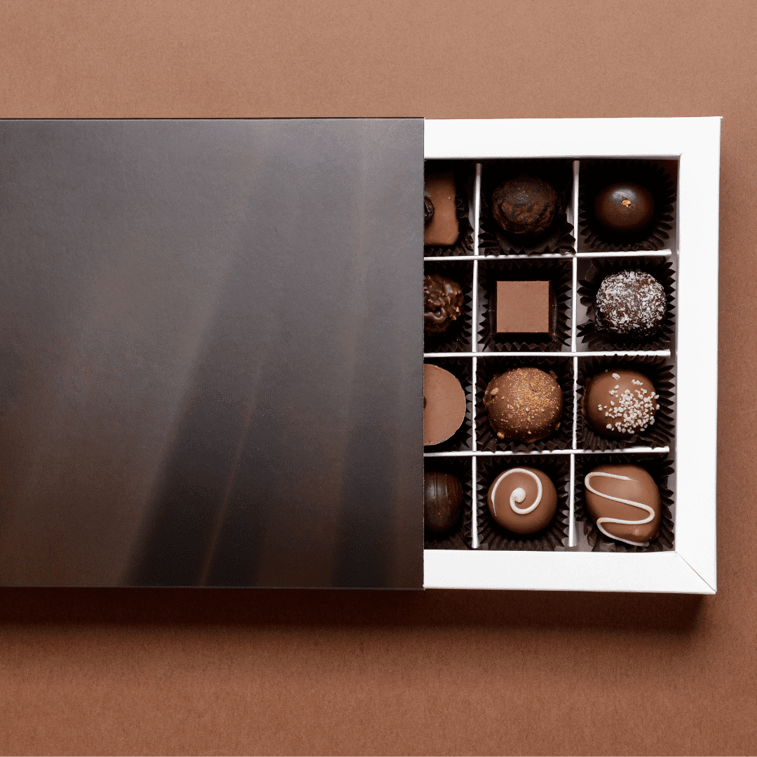 Emballages vides pour chocolats